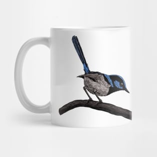 Fairy wren drawing Mug